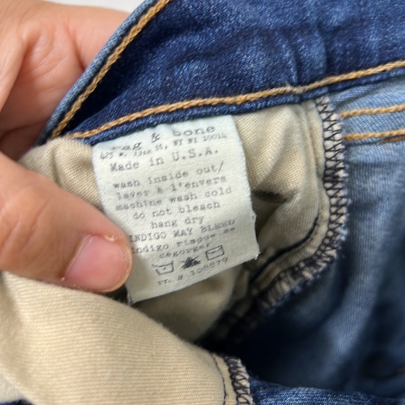Rag & Bone The Dash Preston Wash Skinny Jeans Size 27 - Picture 12 of 14